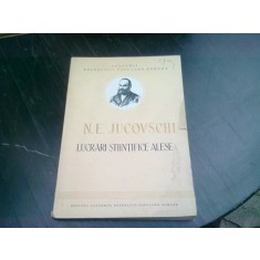 LUCRARI STIINTIFICE ALESE - N.E. JUCOVSCHI
