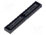 Conector PCB-PCB mamă 80 pin 0,8mm QSE aurit SMT 2A SAMTEC