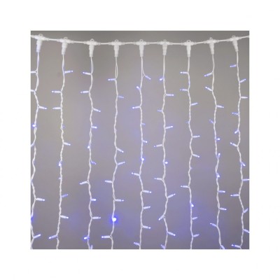 Perdea Luminoasa 494 LED-uri Albastru foto