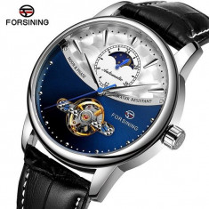 Ceas Barbati, FORSINING, Mecanic-Automatic tourbillon, Afisaj Analog, model... foto