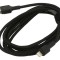 Cablu USB Lightning 2m Negru 2.4A