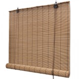 Cumpara ieftin Jaluzea din bambus, maro 140 x 160 cm, vidaXL