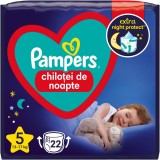 Scutece-chilotel de noapte Pampers Night Pants, Marimea 5, 12-17 kg, 22 buc