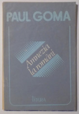 AMNEZIA LA ROMANI de PAUL GOMA , 1992 foto