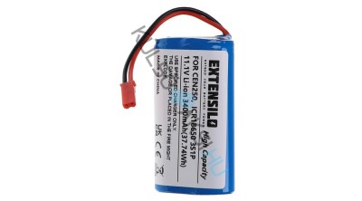 Baterie de &amp;icirc;nlocuire Ecovacs ICR18650 3S1P - 3400mAh, 11.1V, Li-Ion foto