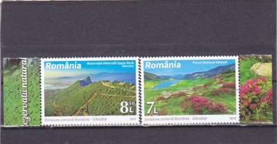 ROMANIA 2019 - EMISIUNE COMUNA ROMANIA-GIBRALTAR , MNH - LP 2260. foto