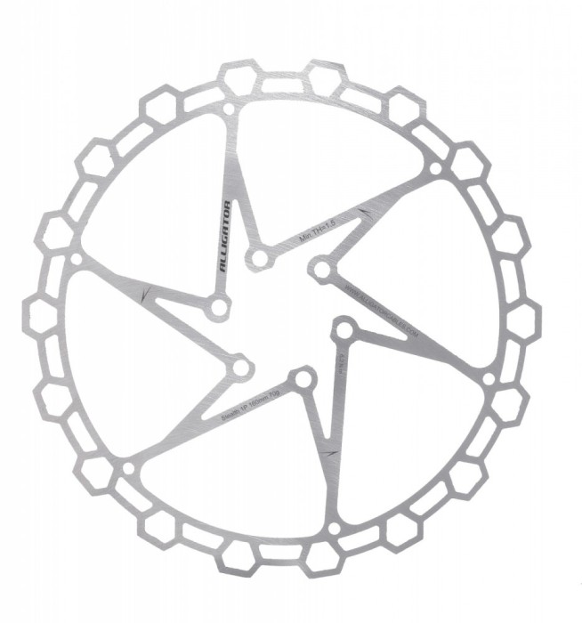 Disc Frana Alligator Diamond UltraUsor Otel 160mm IS6 70gr Argintiu Cod:525170240RM