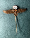 Insigna parasutism sportiv tip pin anii &#039;60-&#039;70
