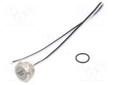 Comutator anti-vandalism ONPOW Poz 2 SPST-NO 50mA 24VDC IP65 &Oslash;19mm