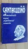 Amintirile unui diplomat roman- N.B. Cantacuzino