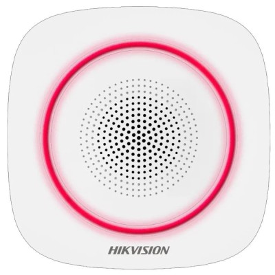 Sirena interior wireless AX PRO Hikvision DS-PS1-I-WE( Red indicator ) foto