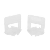 Set cleme pentru nivelare gresie si faianta Wert 2749-100, 1 mm, 200 buc