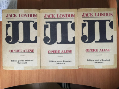 h4b Opere alese - Jack London 3 volume foto