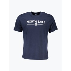 Tricou barbati din bumbac cu croiala Regular fit si imprimeu cu logo bleumarin inchis, S