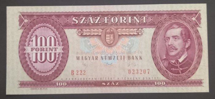 Ungaria, 100 Forint 1992.