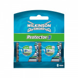 Set 8 rezerve aparat de ras si barbierit Wilkinson Sword Protector 3, Crisalida