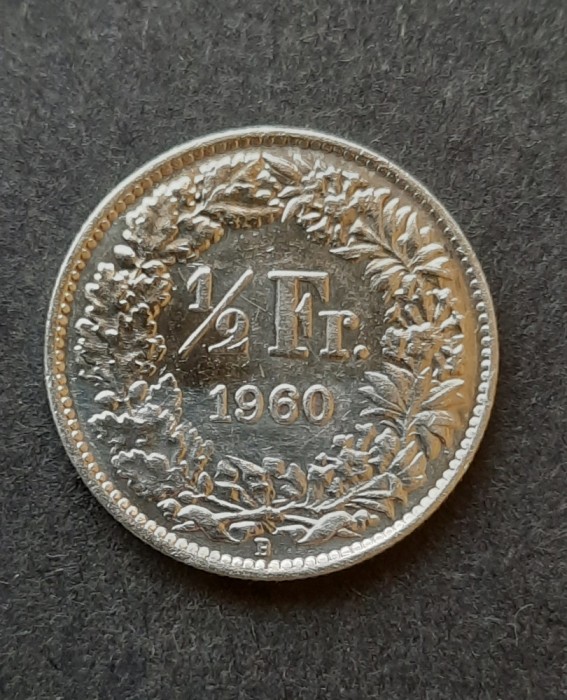 1/2 Franc 1960, Elvetia - A 4041