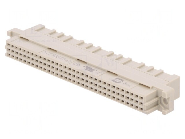 Mufă DIN 41612 Tip C Mamă 96PIN Crimpat Drept 2A