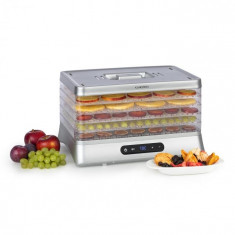 Klarstein Silver, uscator de alimente, 500 W, display LED, fara BPA, 35-70?C, argintie foto