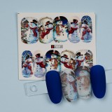 Cumpara ieftin Tatuaj Unghii LUXORISE Snowmen Hug, A1148