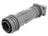 Mufă Circulară 2 PIN cu Filet Exterior