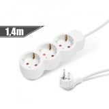 Delight - Prelungitor cu distribuitor triplu, 3x1 mm&sup2;, 1,4 m Best CarHome