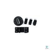 Cumpara ieftin Set Butoane Crom Volkswagen Golf 5 6 Polo 6R Jetta Eos Scirocco Tiguan Touran Caddy Passat B6 B7 CC