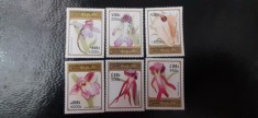 Cambodgia-Flora,flori,orhidee-serie completa,nestampilate MNH (C1)