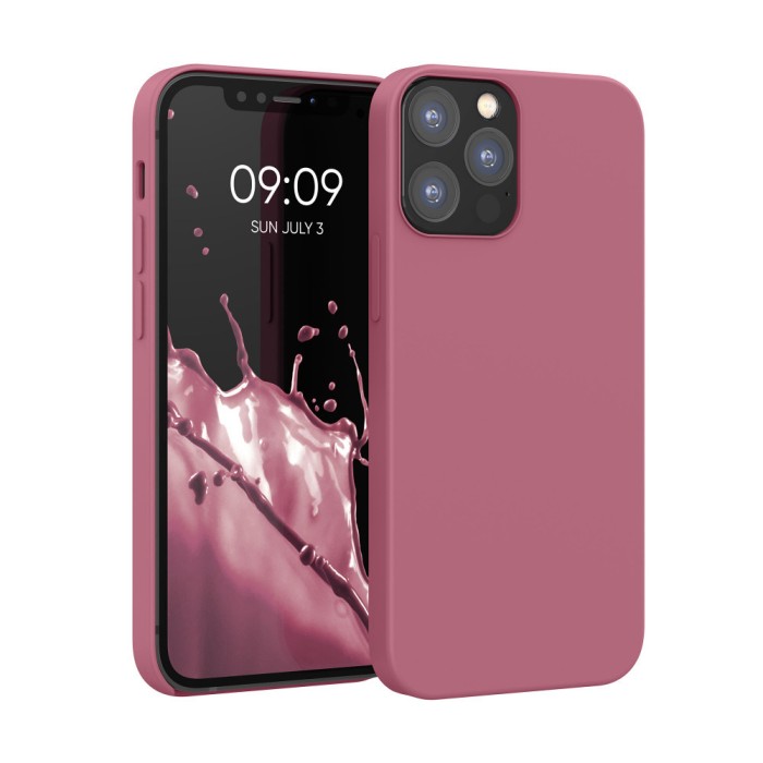 Husa pentru Apple iPhone 12 / iPhone 12 Pro, Silicon, Roz, 52641.167