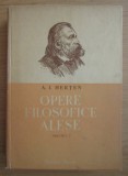 A. I. Herten - Opere filosofice alese (volumul 1)