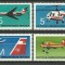 DDR 1972 - aviatie, avioane, elicoptere, serie neuzata