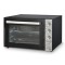 Cuptor electric Hausberg, 2500 W, 70 L, 3 trepte putere, 230 C, geam dublu, ventilator turbo, accesorii incluse, Negru