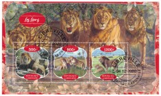 GABON 2020 - Fauna marina, Lei / set complet colita + bloc