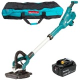 Makita DSL800ZU + BL1850B - Slefuitor pentru pereti geanta textila + Acumulator Li-Ion 18 V 5 Ah