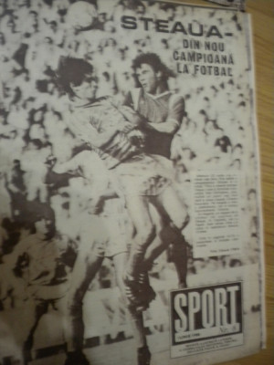 Revista Sport (nr. 6, iuie 1988) - Steaua Bucuresti campioana pentru a 13-a oara foto