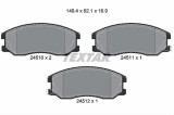 Set placute frana TEXTAR 2451001
