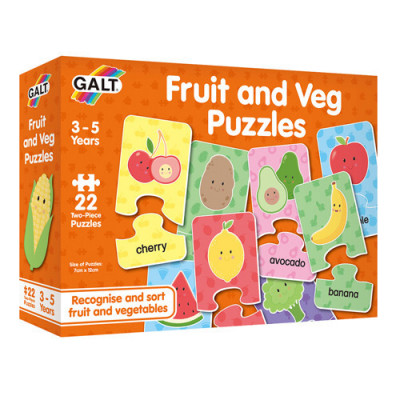 Puzzle cu fructe si legume, Galt, JGC1105599 foto