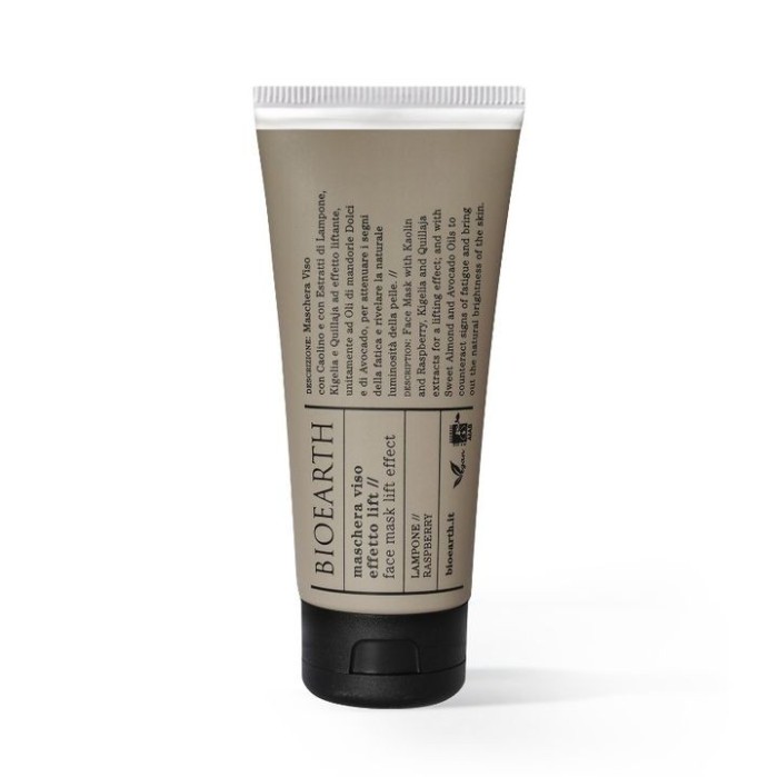 Masca ten cu efect lifting cu zmeur, 100ml - Bioearth Masca ten cu efect lifting cu zmeur, 100ml - Bioearth