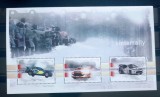 Norvegia 2007 mașini de curse, formula, sport ,mașini bloc neștampilat, Nestampilat