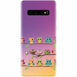 Husa silicon personalizata pentru Samsung Galaxy S10, Owls