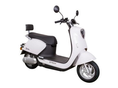 Scuter electric Z-Tech ZT-37-G EEC, motor 2100W, 72V 20Ah GRAPHENE, viteza 45km/h, autonomie 55 km - Alb foto