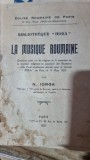 La musique Roumaine - N. Iorga