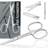 Foarfece pentru cuticule unghii cu lame drepte cosmetice manichiura pedichiura otel cabinet SPA