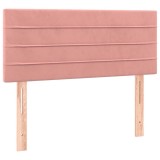 Cumpara ieftin Tablie de pat, roz, 90x5x78/88 cm, catifea