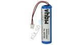 Baterie radio VHBW DAB de &icirc;nlocuire pentru BATT20L - 2200 mAh 3,7 V Li-Ion