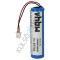Baterie radio VHBW DAB de &icirc;nlocuire pentru BATT20L - 2200 mAh 3,7 V Li-Ion