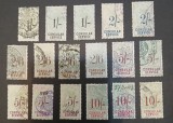GB-ANGLIA lot -fiscale 1-QV- stampilate