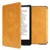 Husa kwmobile pentru Amazon Kindle Paperwhite 11, Piele ecologica, Portocaliu, 56257.22