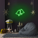 Cumpara ieftin Lampa de perete Bells, Neon Graph, 30x24x2 cm, verde