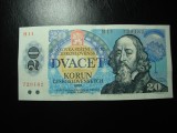 CEHOSLOVACIA 20 KORUN 1988 EXCELENTA